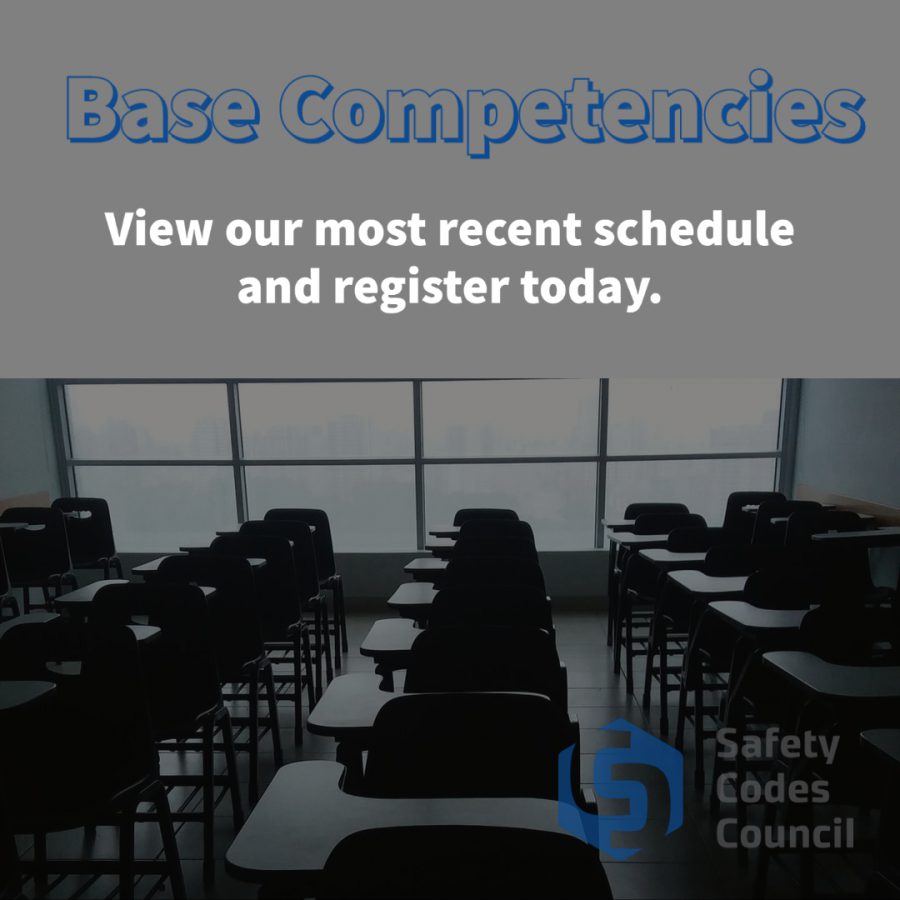 2021 Dates for SCO Base Competencies Announced Safety Codes Council